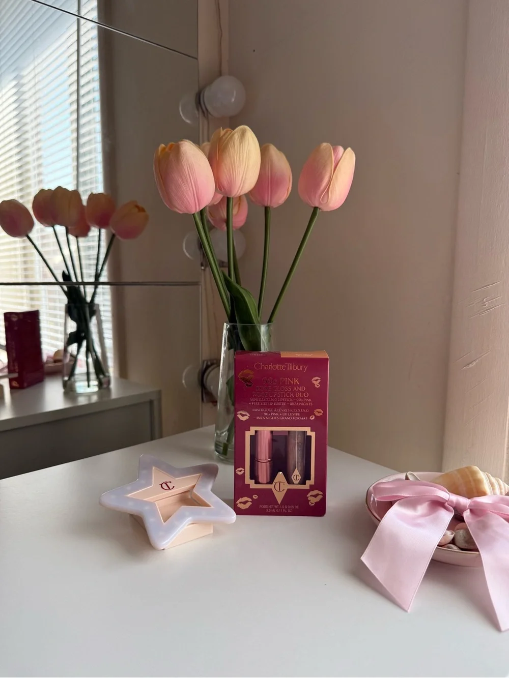 Charlotte Tilbury lipstick and gloss set